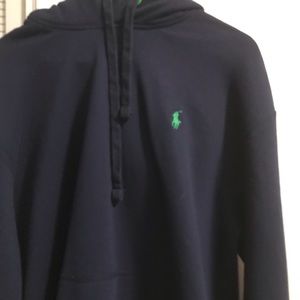 Large Polo Hoodie.  Like new. No tags but only worn one time.